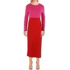 Ribbed Knit Sweaterdress