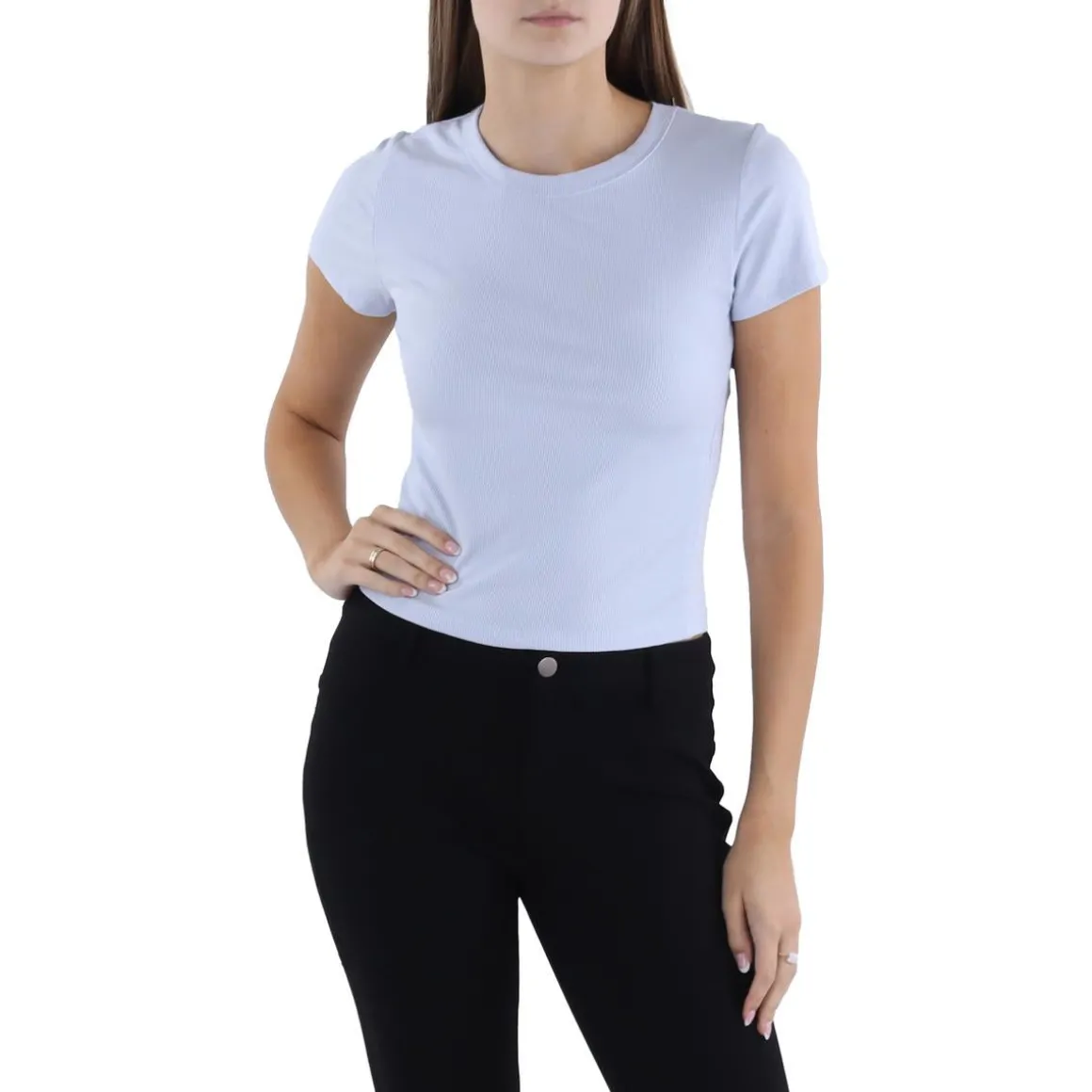 Ribbed Modal Cropped