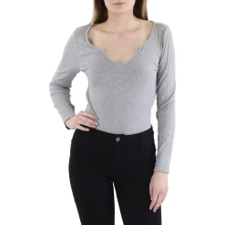 Ribbed Rayon Bodysuit