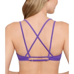 Ribbed Removable Padding Bikini Swim top