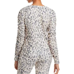 Ribbed Ruched Pullover Top