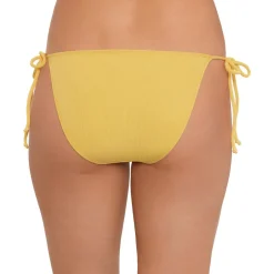 Ribbed Side-Tie Swim Bottom Separates