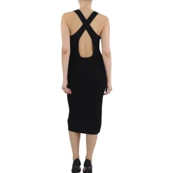 Ribbed Sleeveless Midi Dress