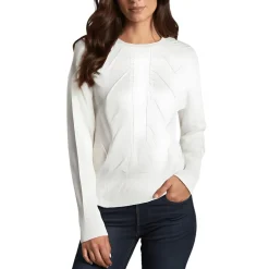 Ribbed Trim Pullover Sweater
