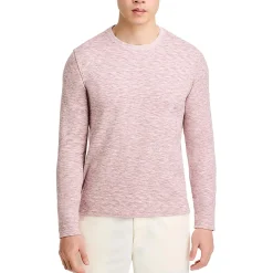 Ribbed Trim Knit Crewneck Sweater
