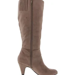RIMA Zipper Suede Knee-High Boots