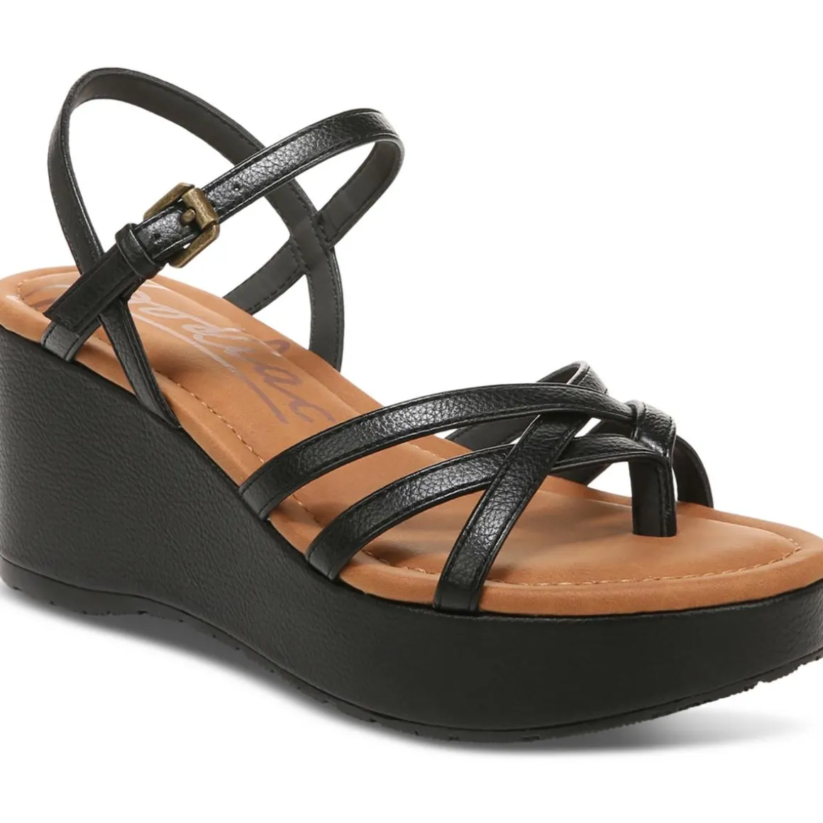 Rita Strappy Wedge Sandals