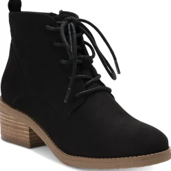 Rizio Faux Suede Lace Up Booties