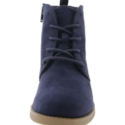 Rizio Faux Suede Lace Up Booties