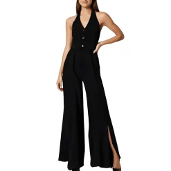 Robin Halter Wide Leg Jumpsuit