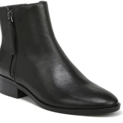 Robyn Zipper Block Heel Ankle Boots