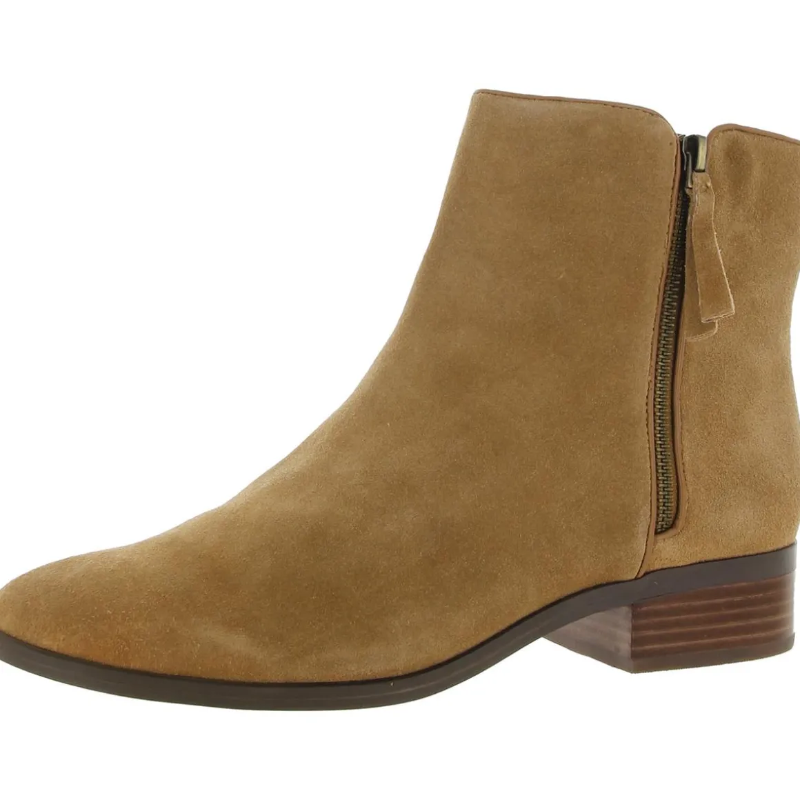 Robyn Zipper Block Heel Ankle Boots