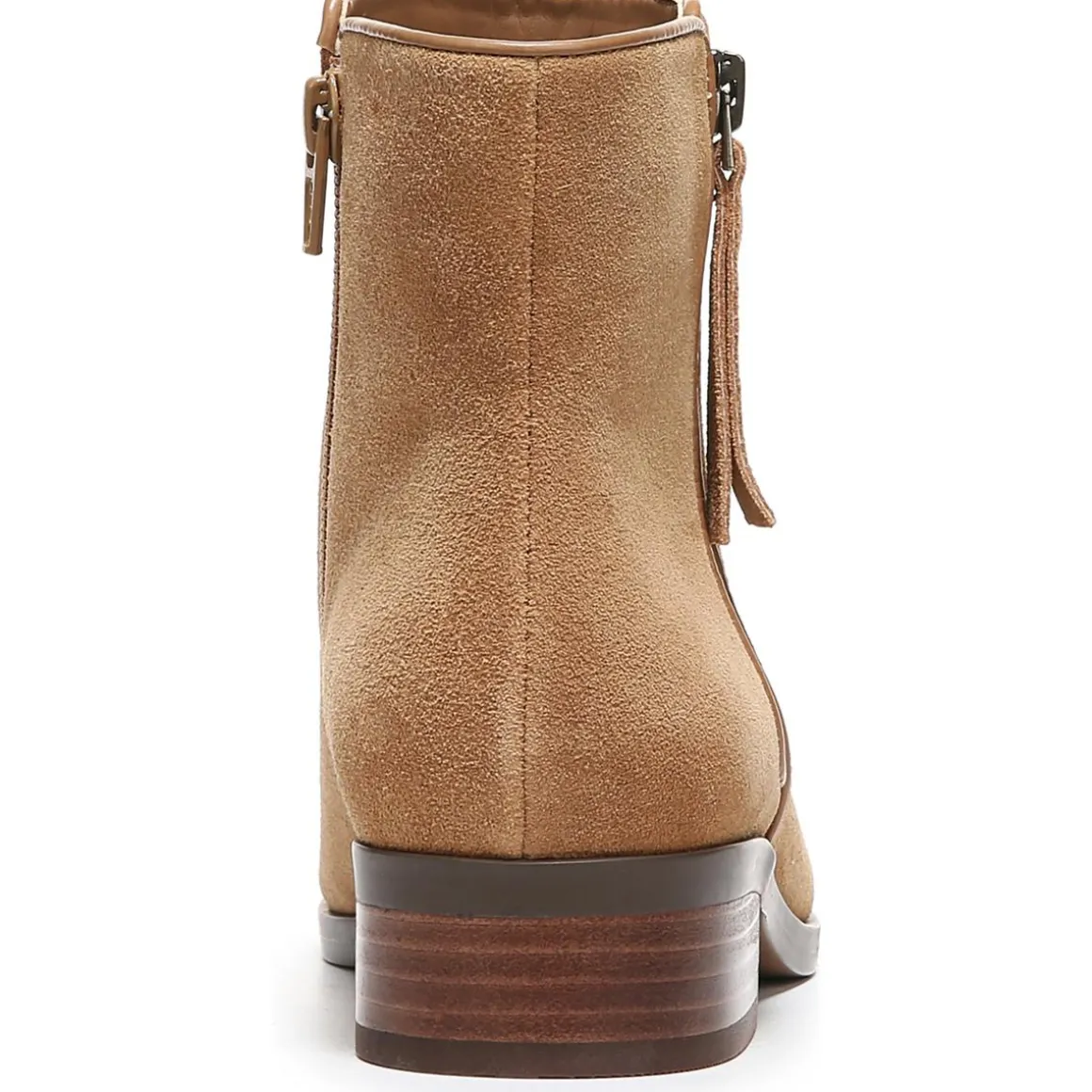 Robyn Zipper Block Heel Ankle Boots