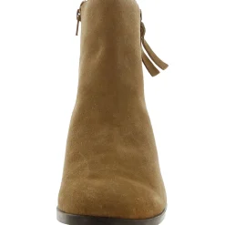 Robyn Zipper Block Heel Ankle Boots