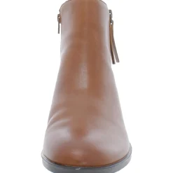 Robyn Zipper Block Heel Ankle Boots