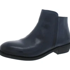 Rocklin 2.0 Stacked Heel Round Toe Ankle Boots