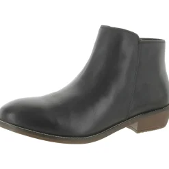 Rocklin 2.0 Stacked Heel Round Toe Ankle Boots