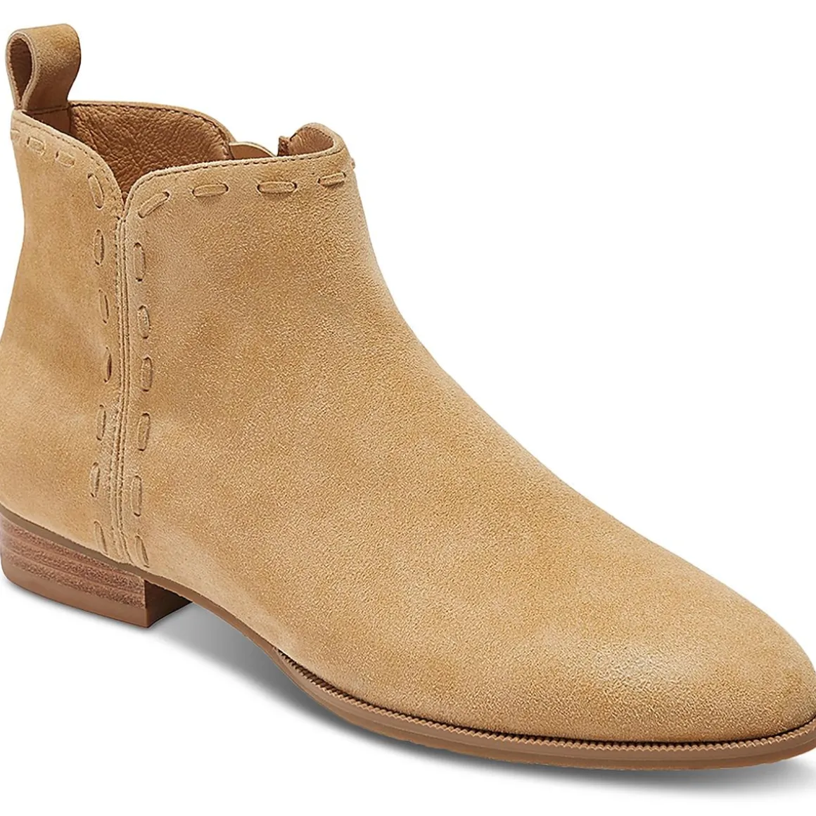 Rollins Zipper Block Heel Ankle Boots