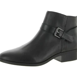 Ronan Zipper Block Heel Booties