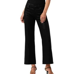 Rosie Coated Denim Wide Leg Jeans