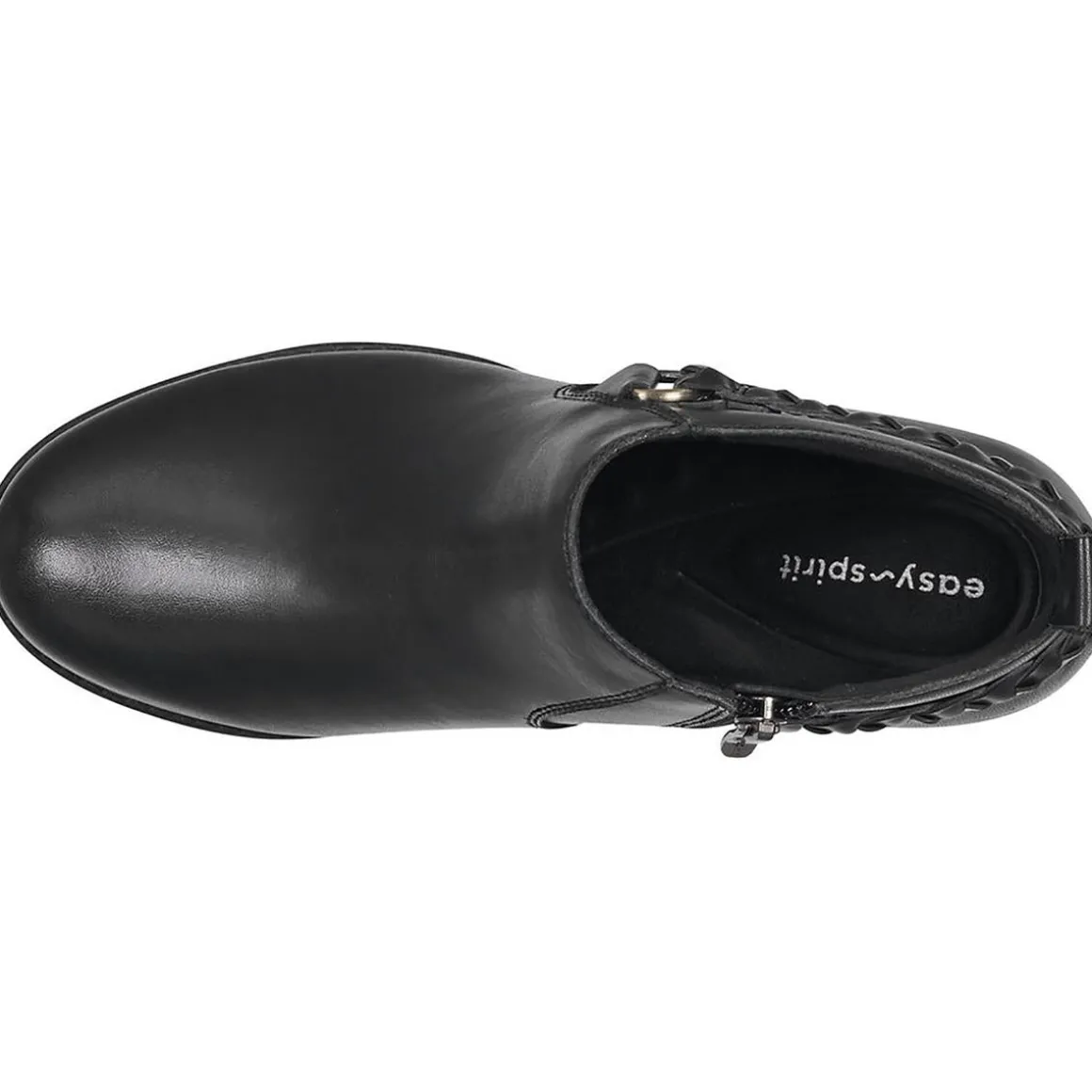 Roslyn Leather Braided Booties