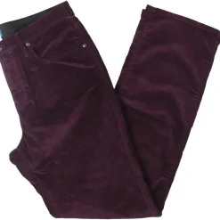 Ruby Corduroy Mid-Rise Straight Leg Pants