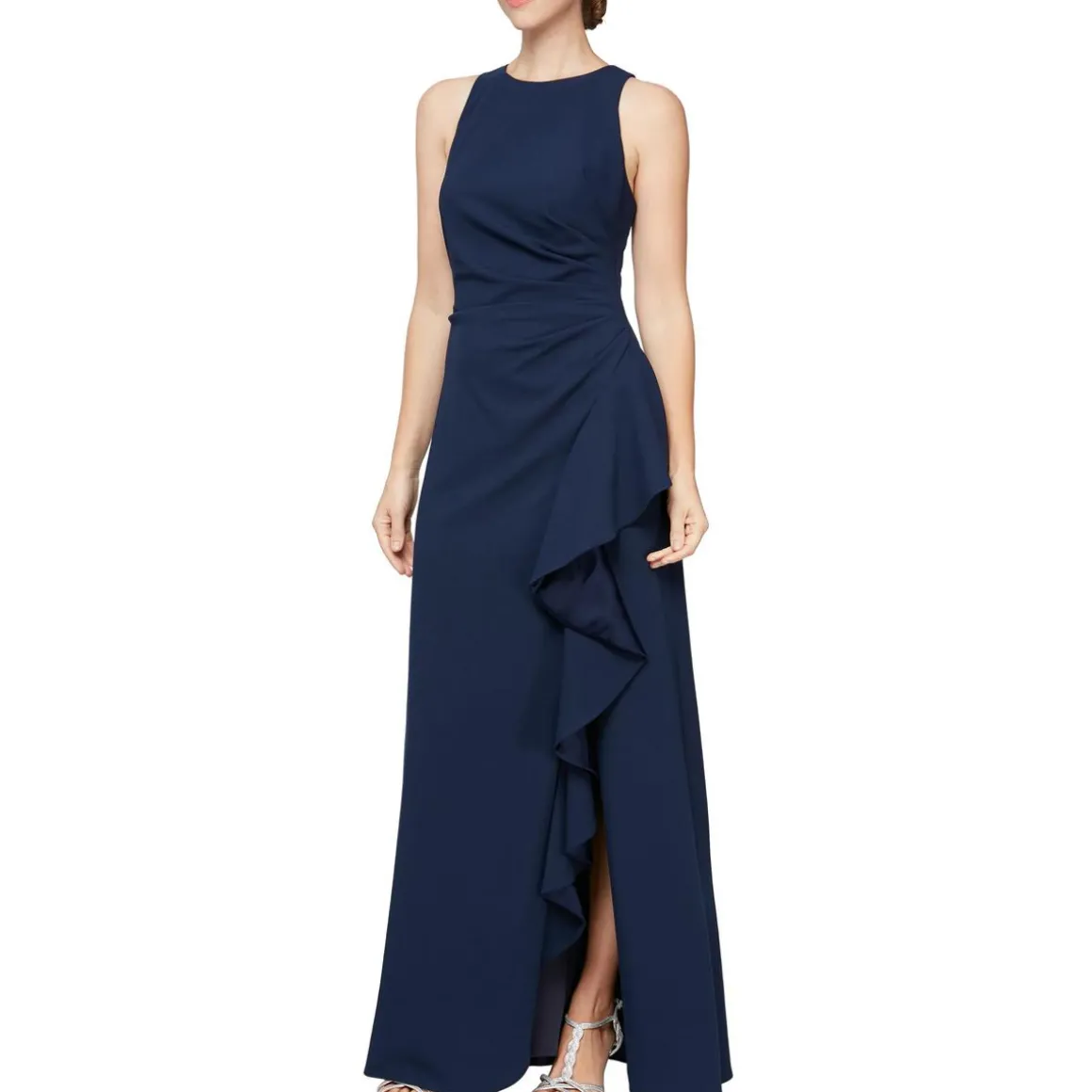 Ruched Evening Dress