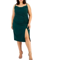 Ruched Drapey Midi Dress