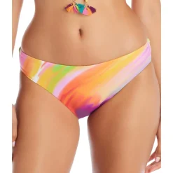 Ruched Printed Swim Bottom Separates