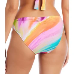 Ruched Printed Swim Bottom Separates