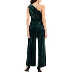 Ruched Velvet Velvet Jumpsuit