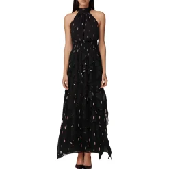 Ruffled Halter Dress