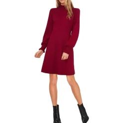 Ruffled Midi Sweaterdress