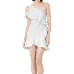 Ruffled Mini Cocktail and Party Dress