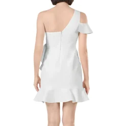 Ruffled Mini Cocktail and Party Dress