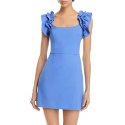 Ruffled Short Mini Dress