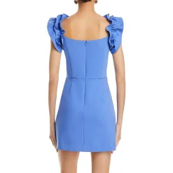 Ruffled Short Mini Dress