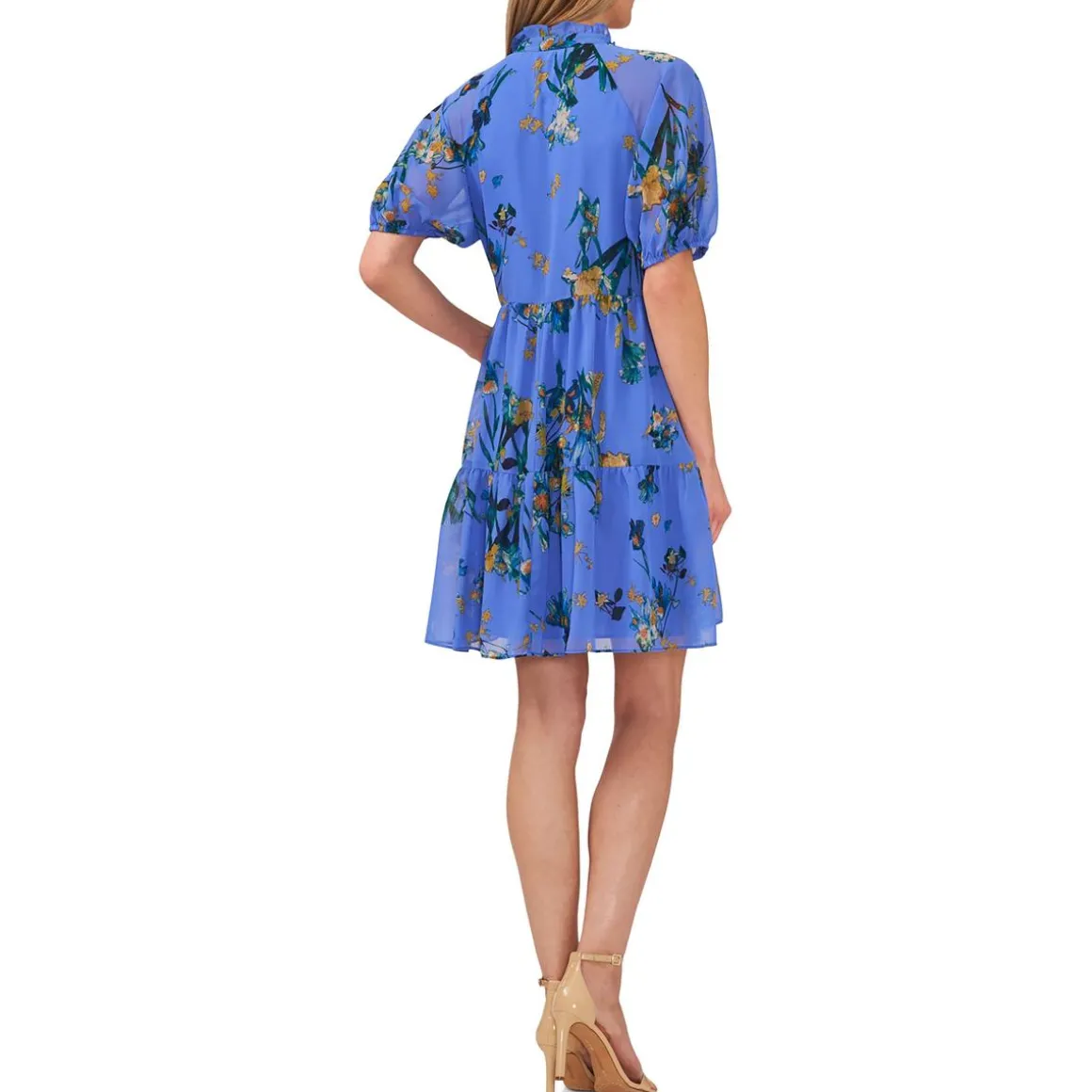 Ruffled Tiered Shift Dress