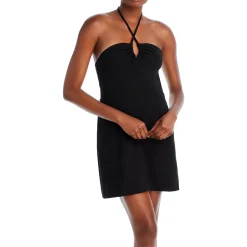 Ruth Smocked Sweetheart Halter Dress