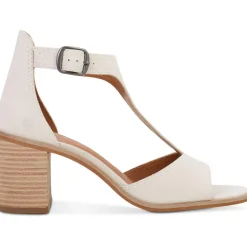 SABENI Leather T-Strap Block Heels