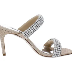 Sade Leather Embellished Heels