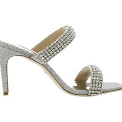 Sade Leather Embellished Heels