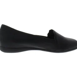 Sage Faux Leather Slip-On Loafers