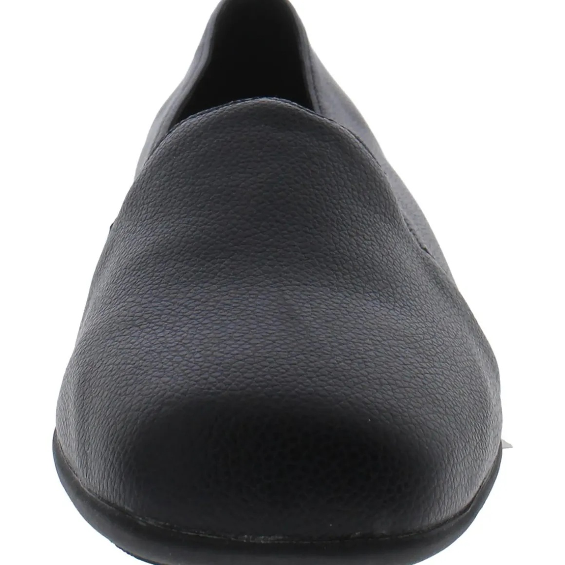 Sage Faux Leather Slip-On Loafers