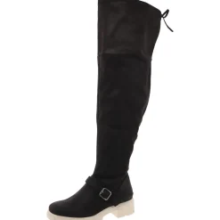 Salisa Faux Suede Wide Calf Over-The-Knee Boots