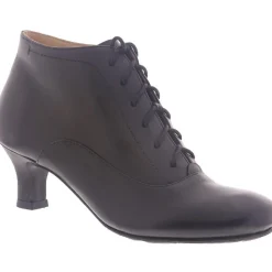 Sam Leather Heels Lace-Up Boot
