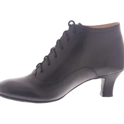 Sam Leather Heels Lace-Up Boot