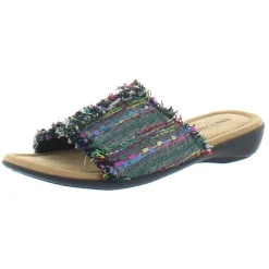Samara Fringe Slip On Flats