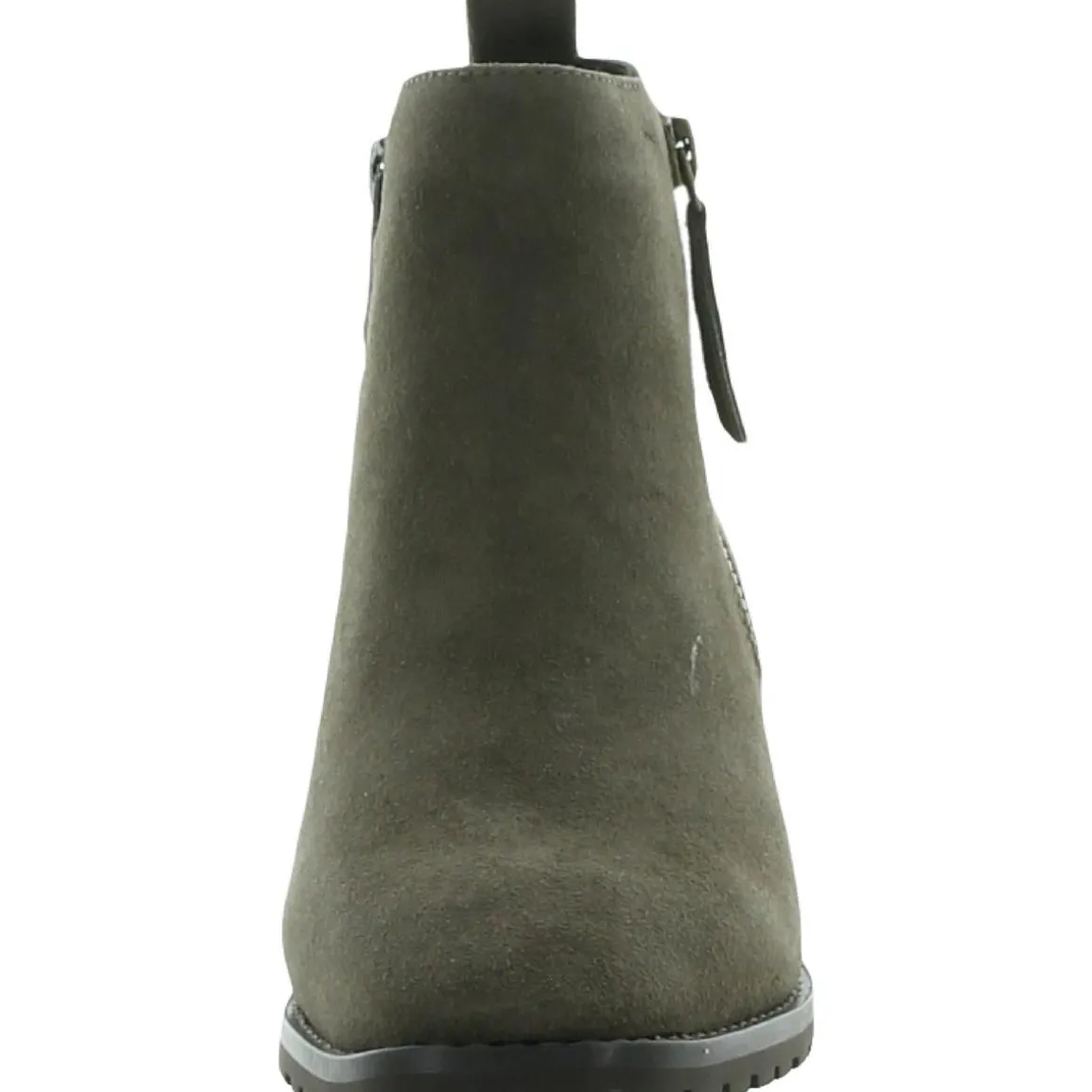 Samara Suede Square Toe Ankle Boots