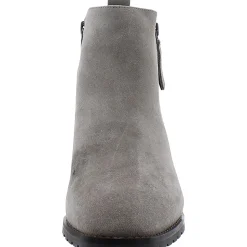 Samara Suede Square Toe Ankle Boots